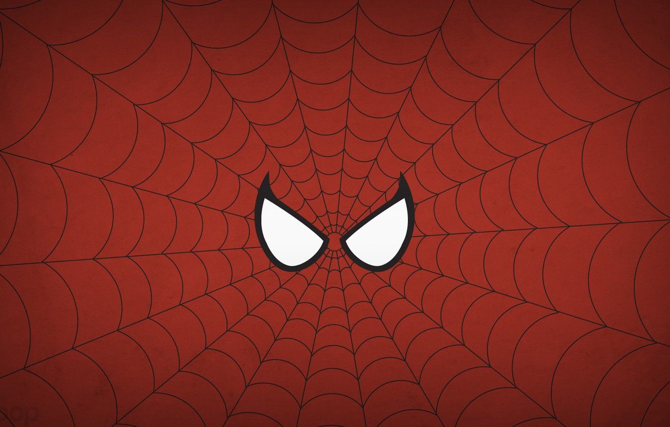 Wallpaper red, Spiderman, spider web image for desktop, section