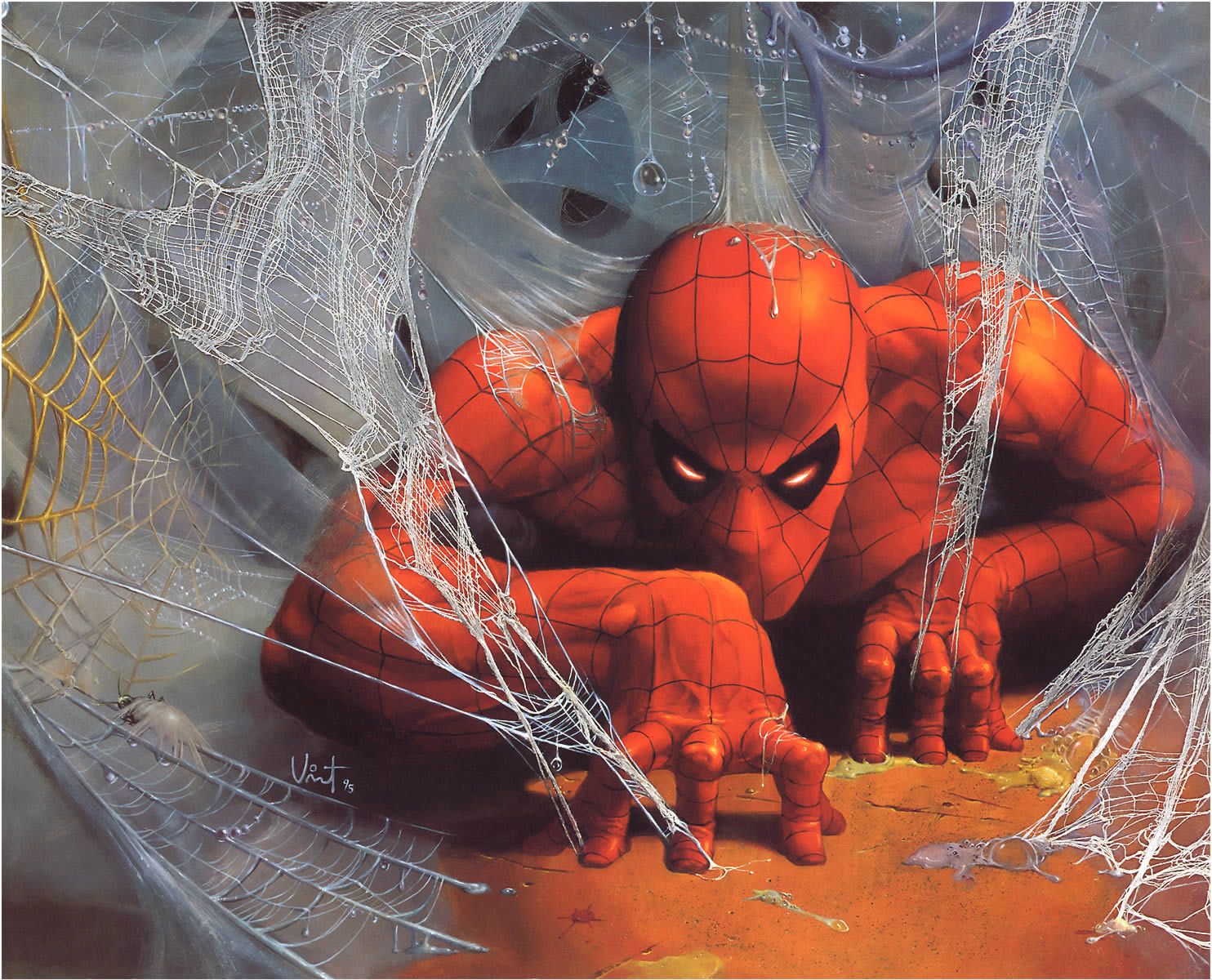 Web Of Spider Man Comic Book Wallpaper