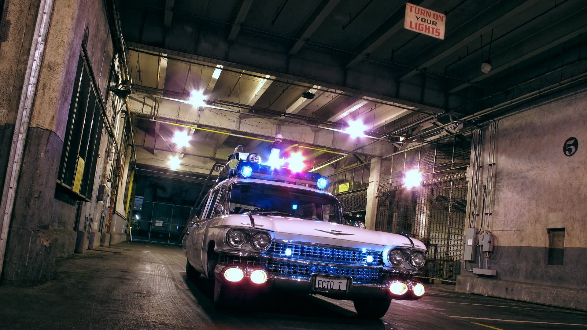 Ghostbuster Mobile Ecto 1 [1920x1080]. Ghostbusters, Ghostbusters