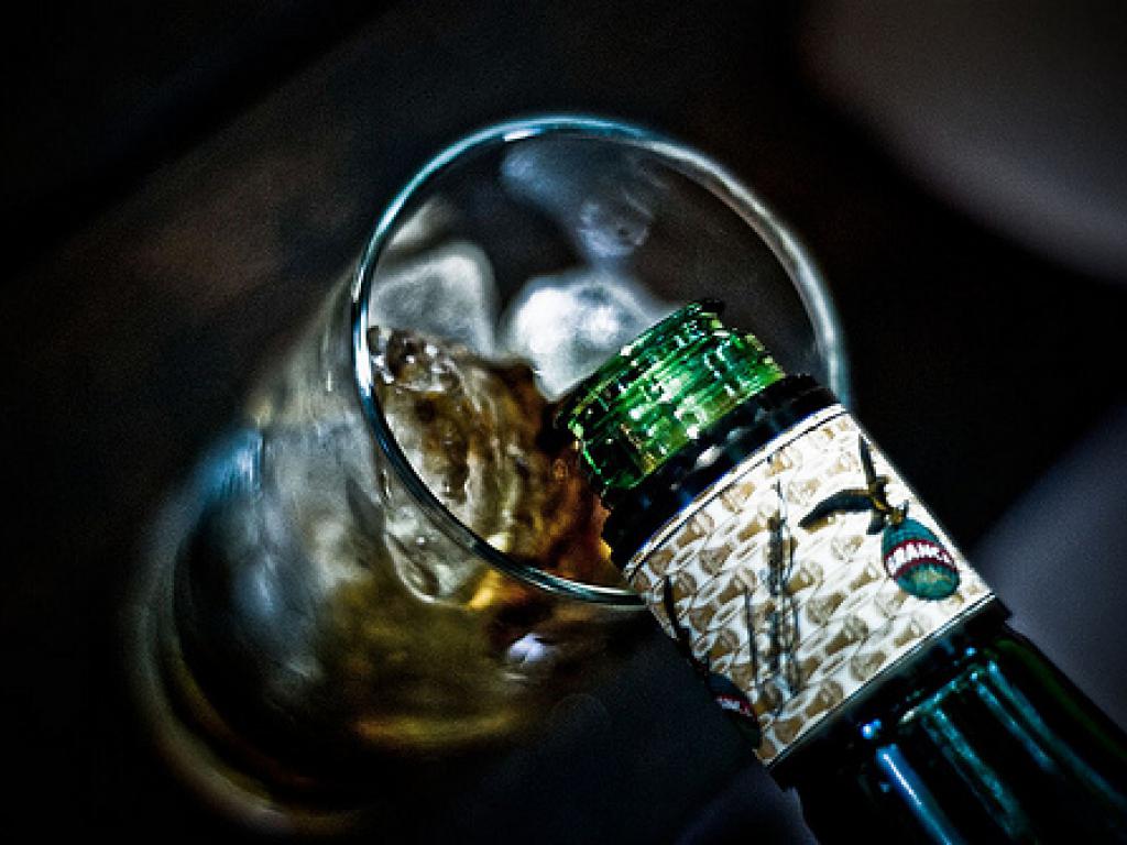 Corte y hielo para el fernet