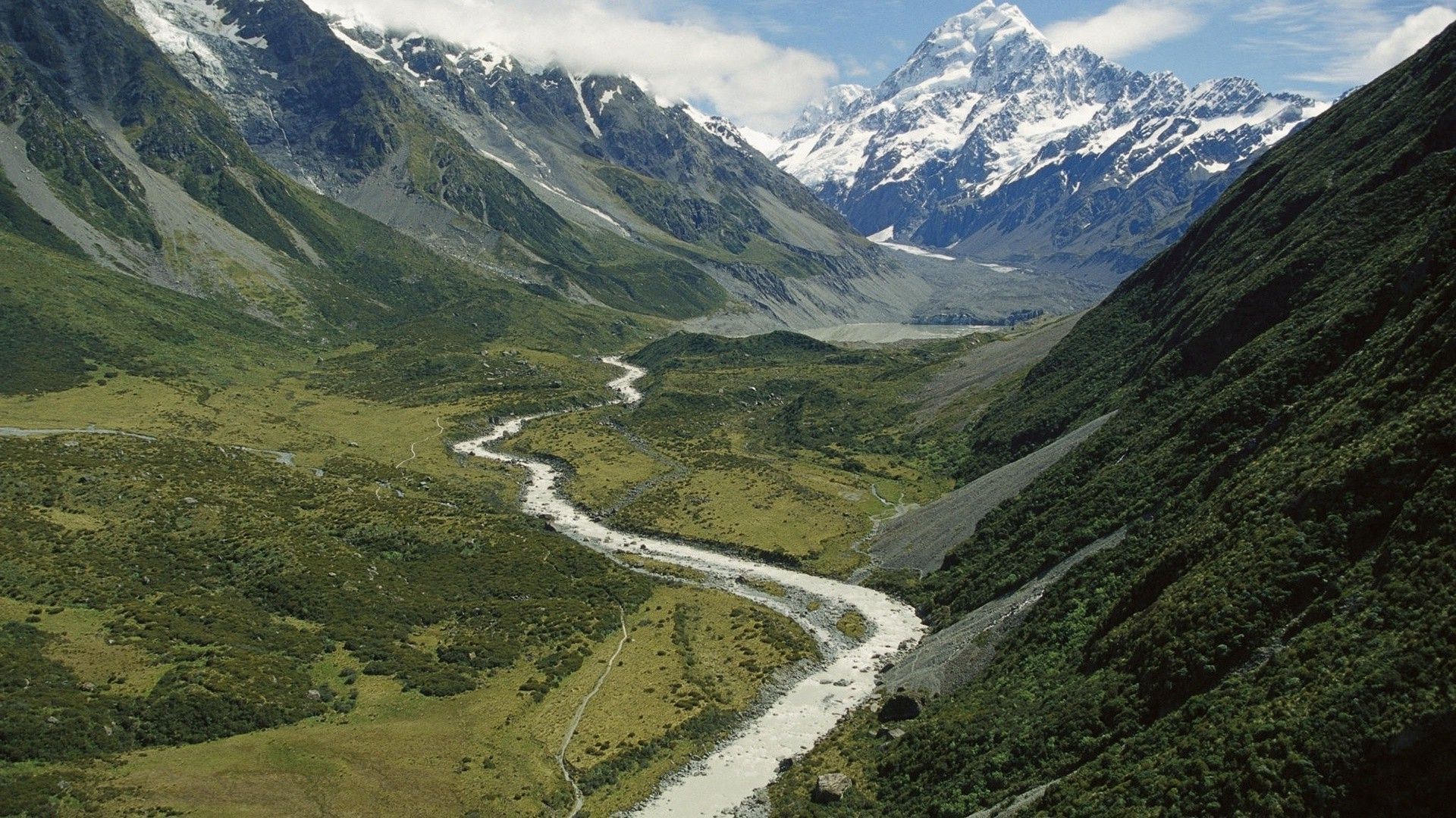 landscape, Nature, Mountain, River, Valley Wallpaper