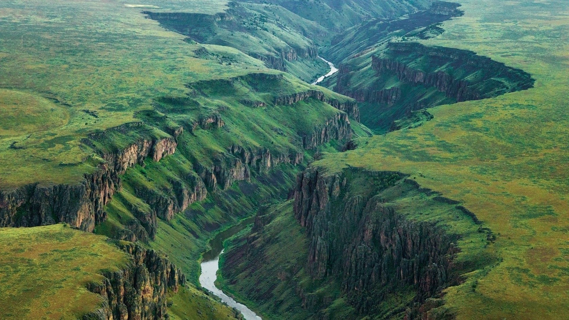 canyon, Nature, Landscape, River, Valley, Plains Wallpaper HD