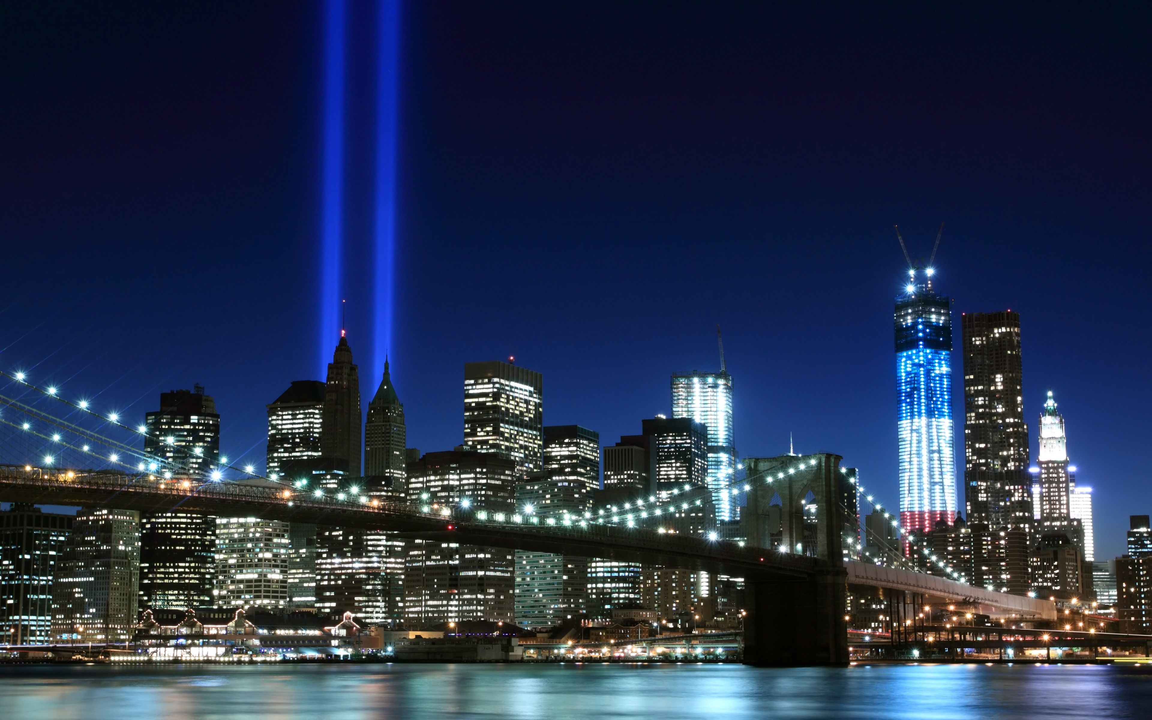 Free download New York City brooklyn bridge Night lights USA America HD Desktop [3840x2400] for your Desktop, Mobile & Tablet. Explore New York City Desktop Wallpaper. Free New York