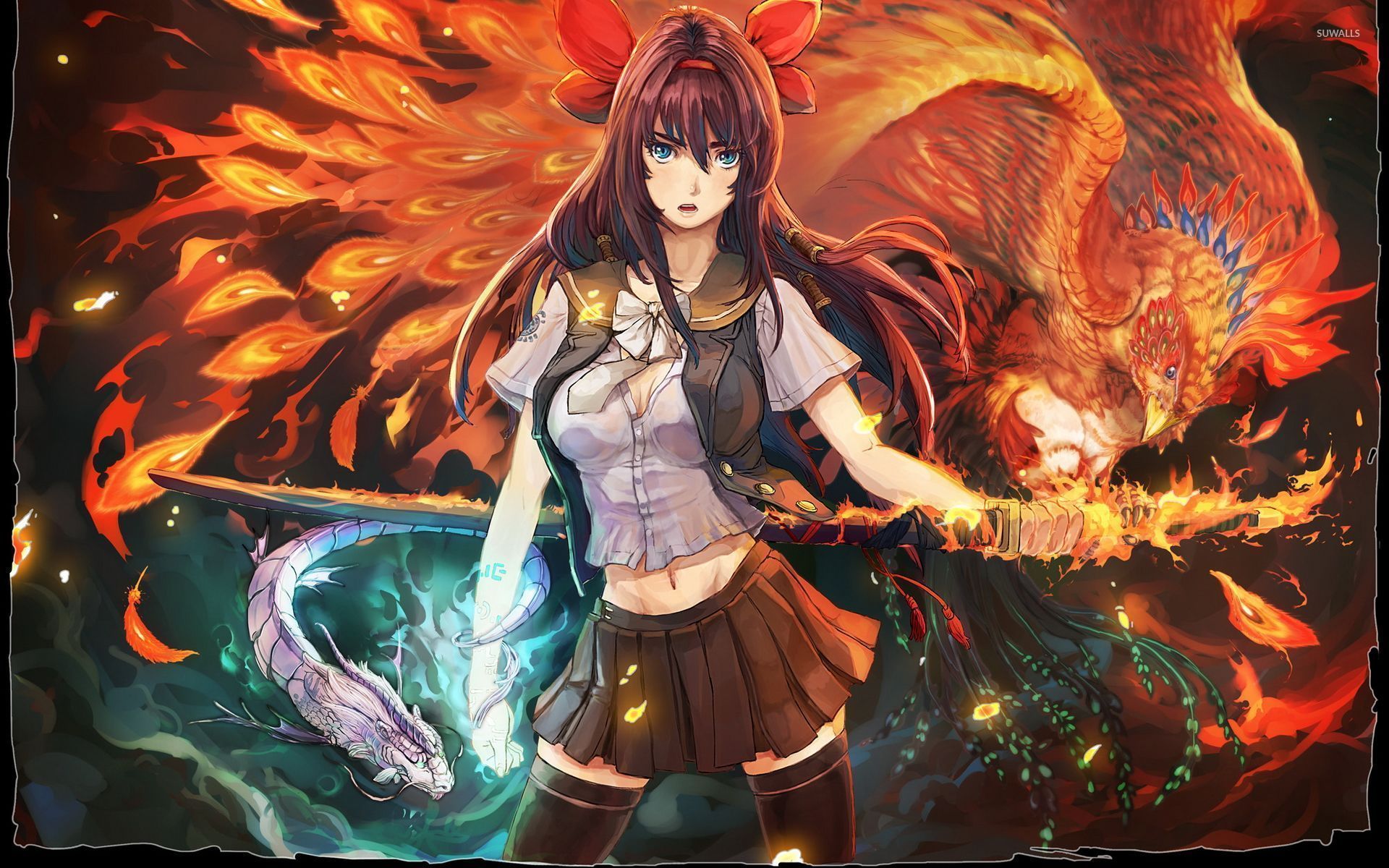 Anime Phoenix Wallpaper Free Anime Phoenix Background