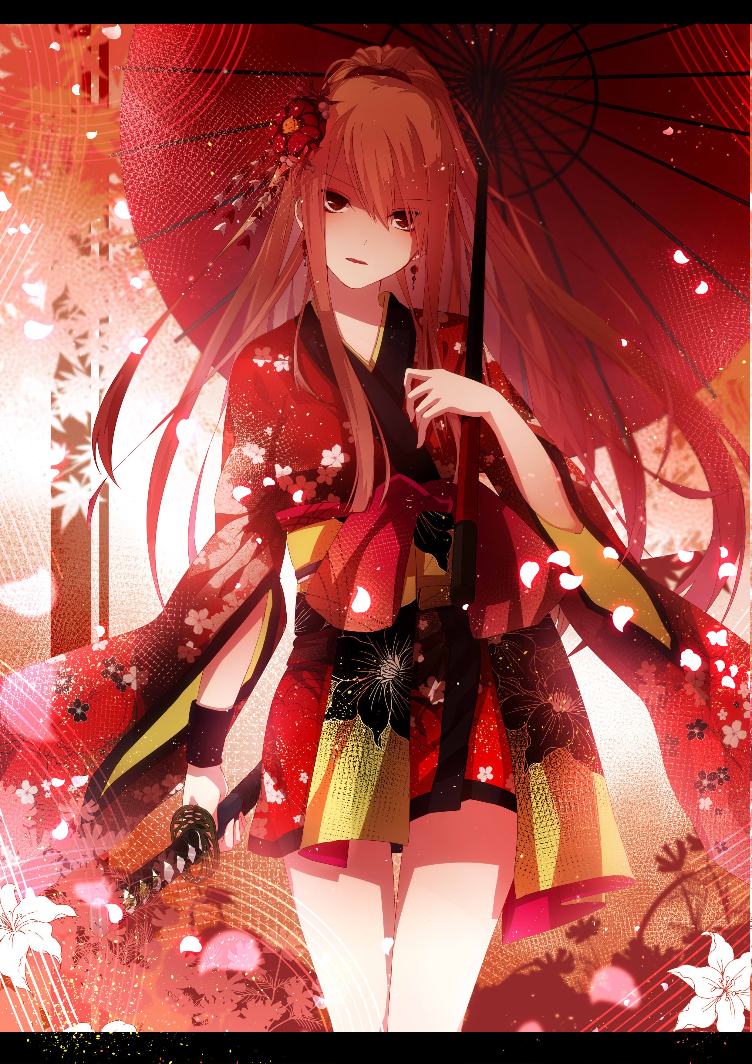 yukata, Anime Girls, Original Characters, Traditional Clothing