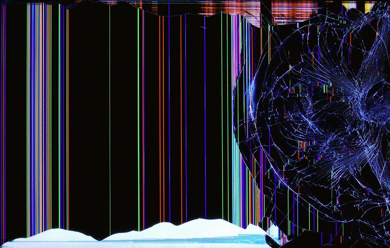 Broken Lcd Wallpaper