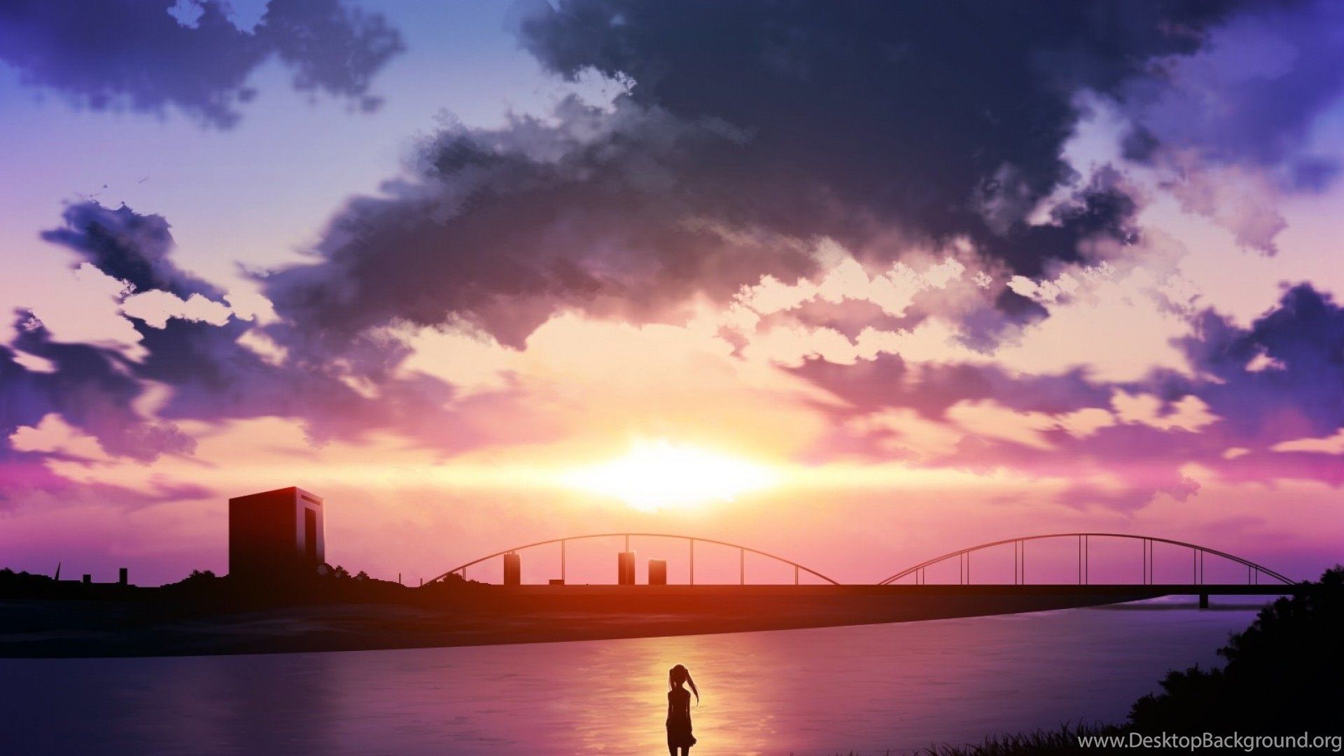 Image Sunset Anime Scenery Wallpaper Brothers Conflict