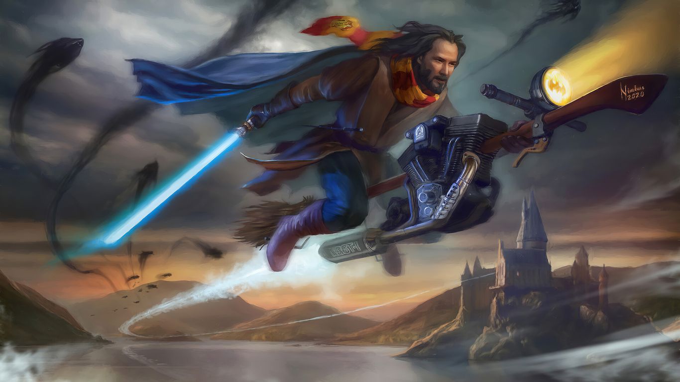 Keanu Vs Dementors 4k 1366x768 Resolution HD 4k