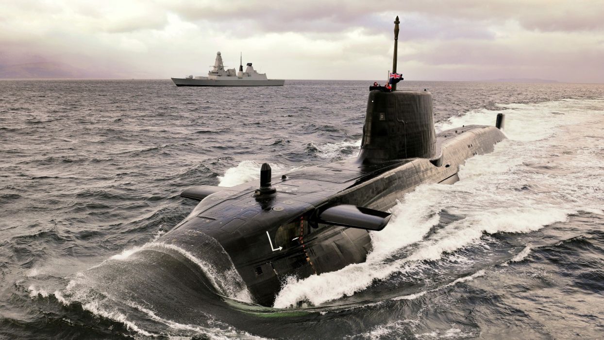 Astute class Submarine Destroyer military Navy Royal Navy ship