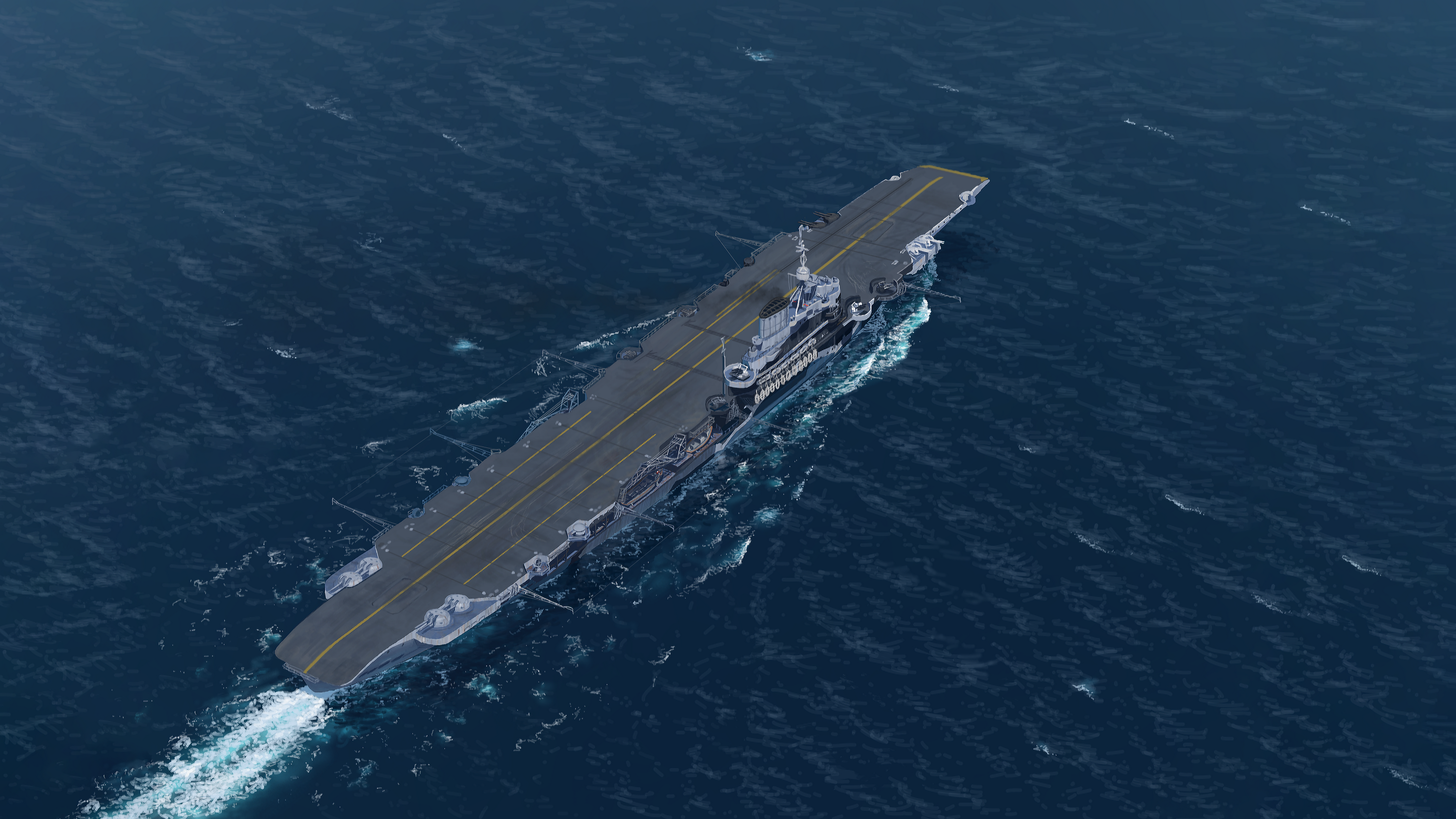 Illustrious (Royal Navy Aircraft Carrier) [4800x2700]
