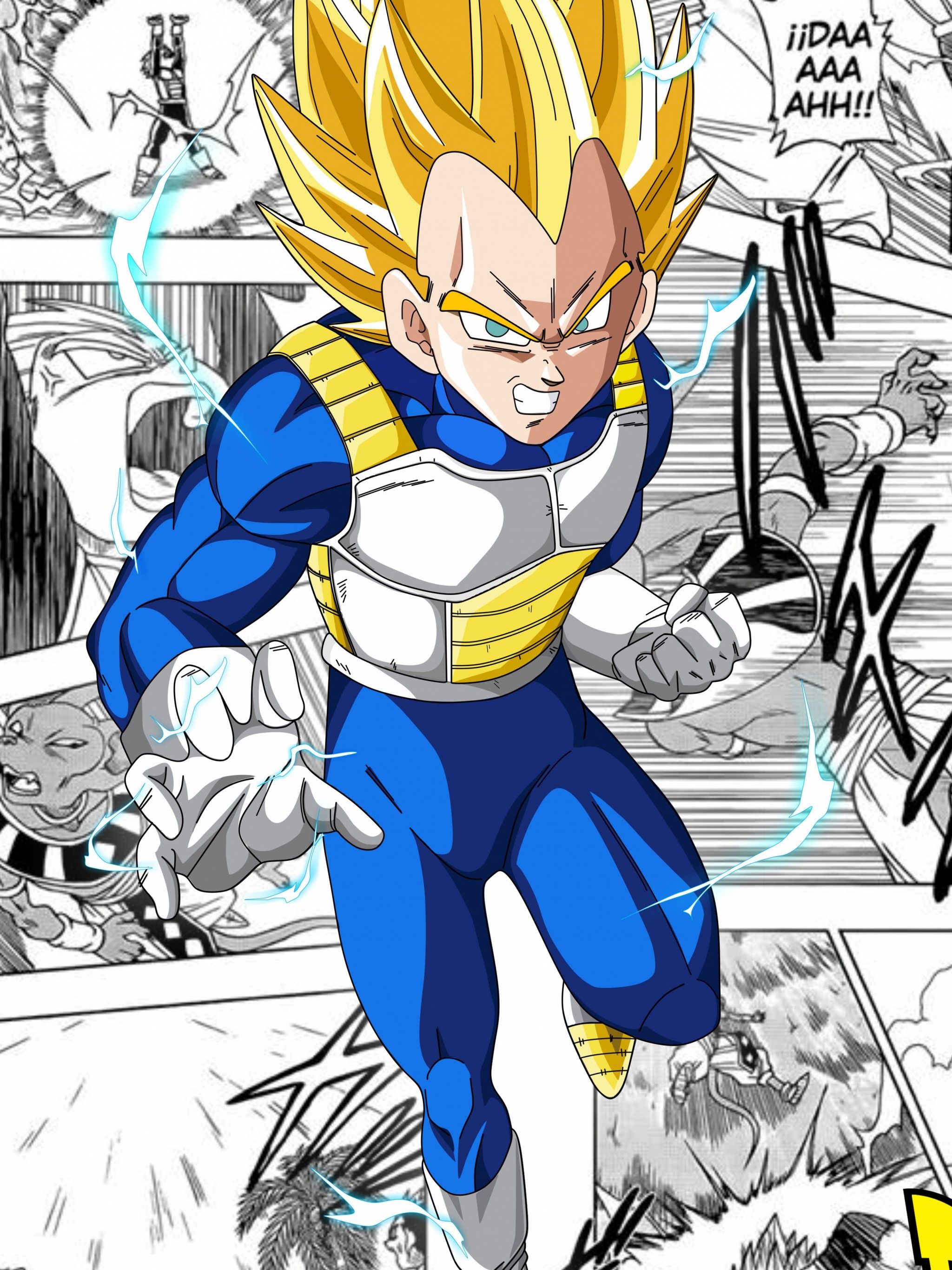 Vegeta Dbz iPhone Wallpaper