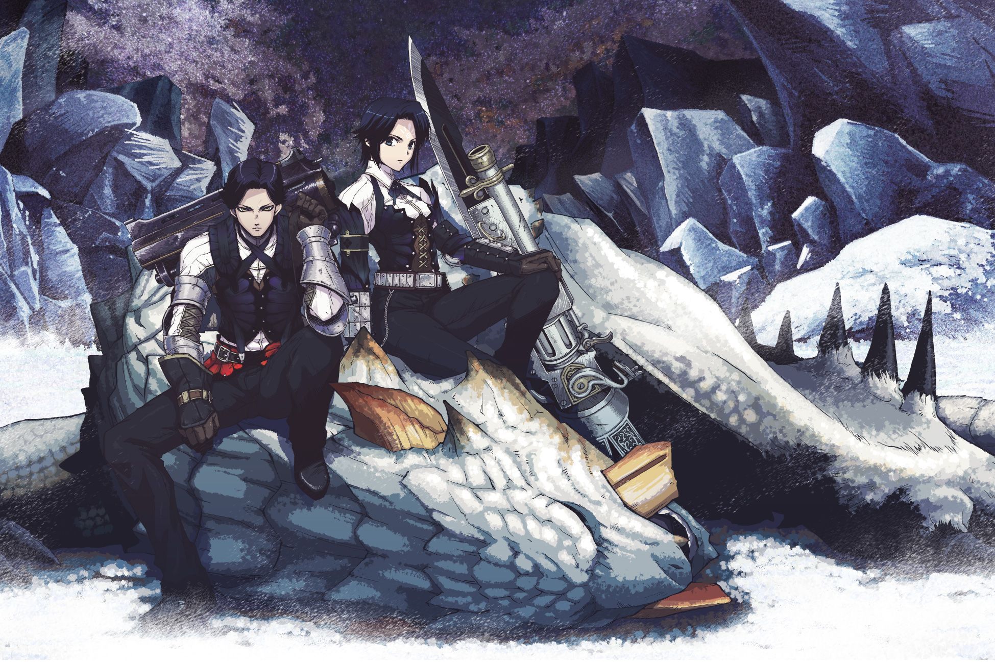 Monster Hunter, Male / Female Bnahabra set, Barioth