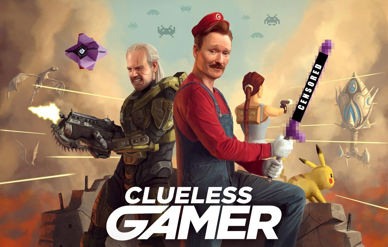 Wallpaper destiny, gears of war, lara croft, tomb raider, mario, pokemon, Pikachu, clueless gamer, Conan O'Brien image for desktop, section фантастика