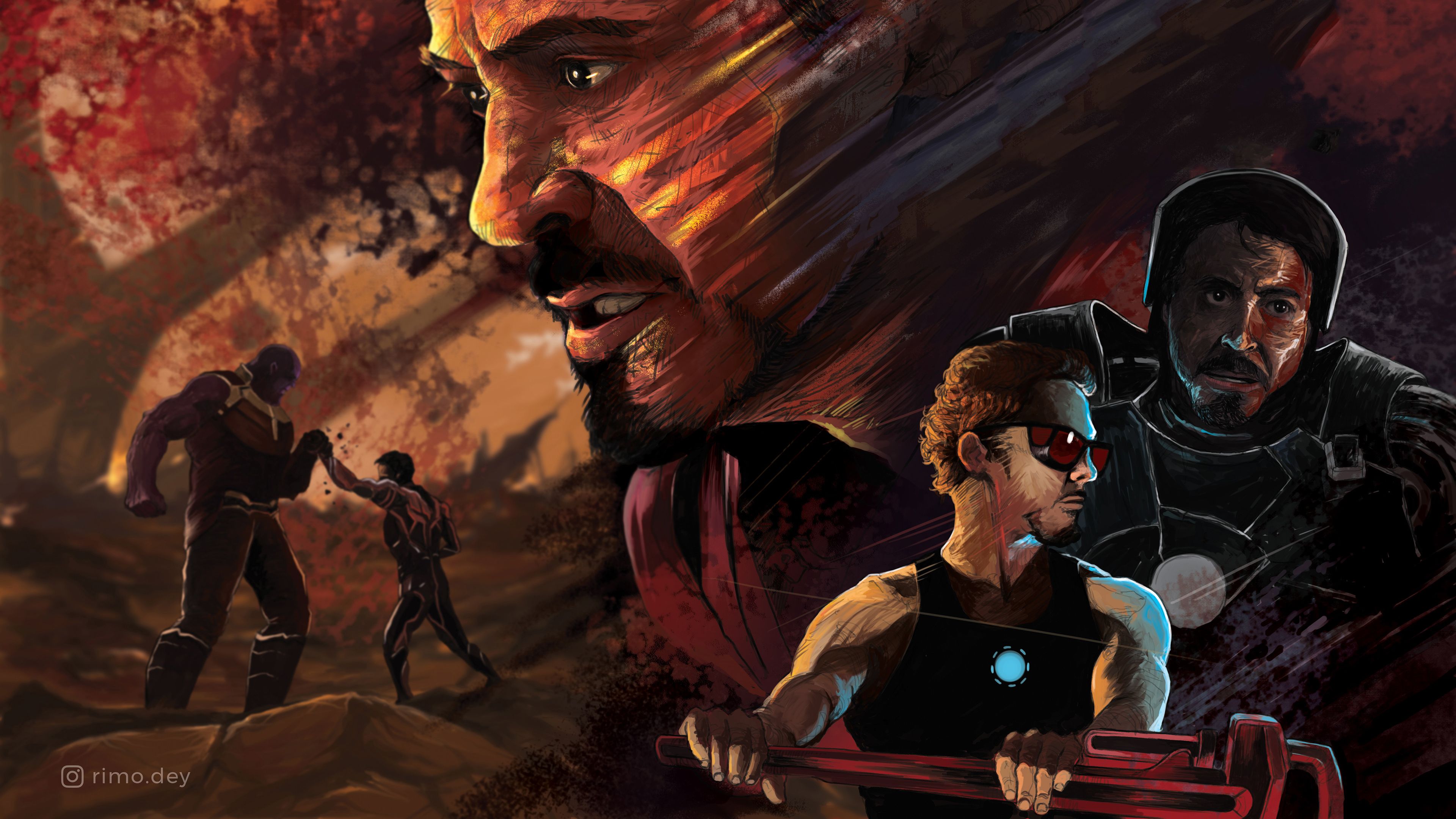Wallpaper 4k Avengers End Game Iron Man 4k 2019 movies wallpaper