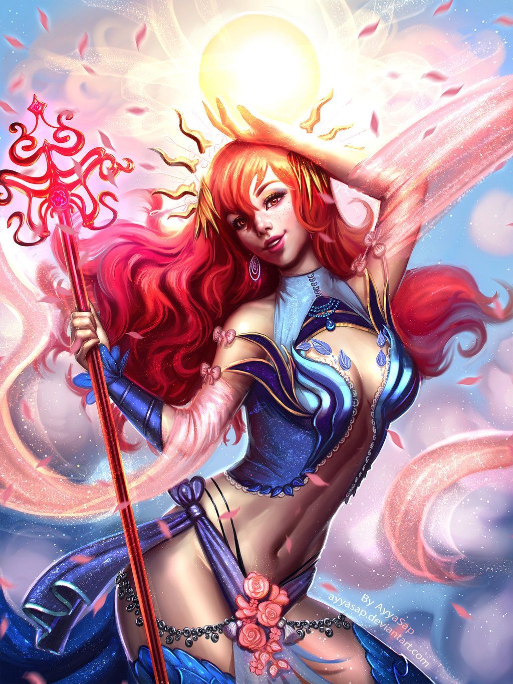Lana Solaris (Commission). Fantasy girl, Fantasy art, HD wallpaper