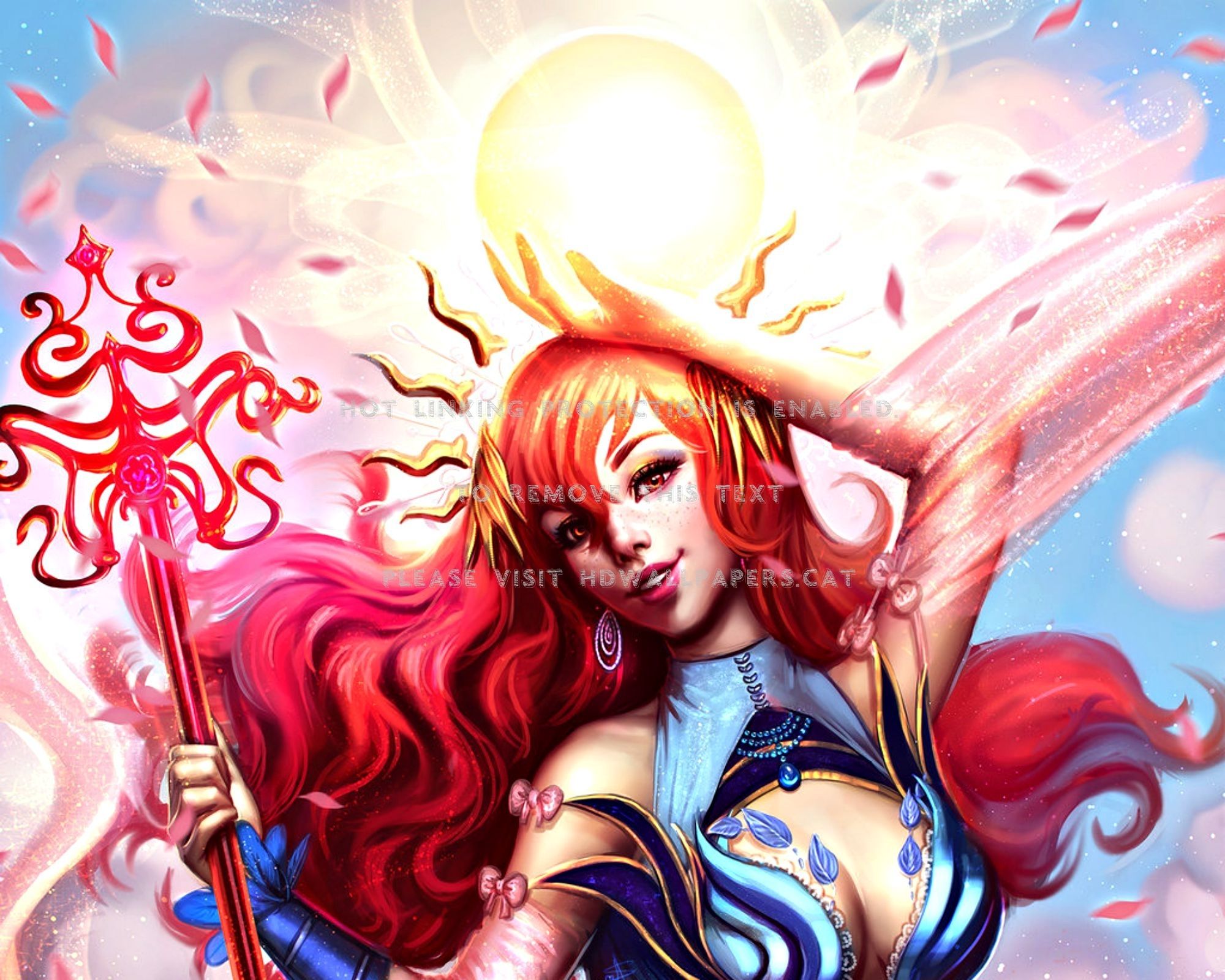 lana solaris fantasy blue woman girl pink