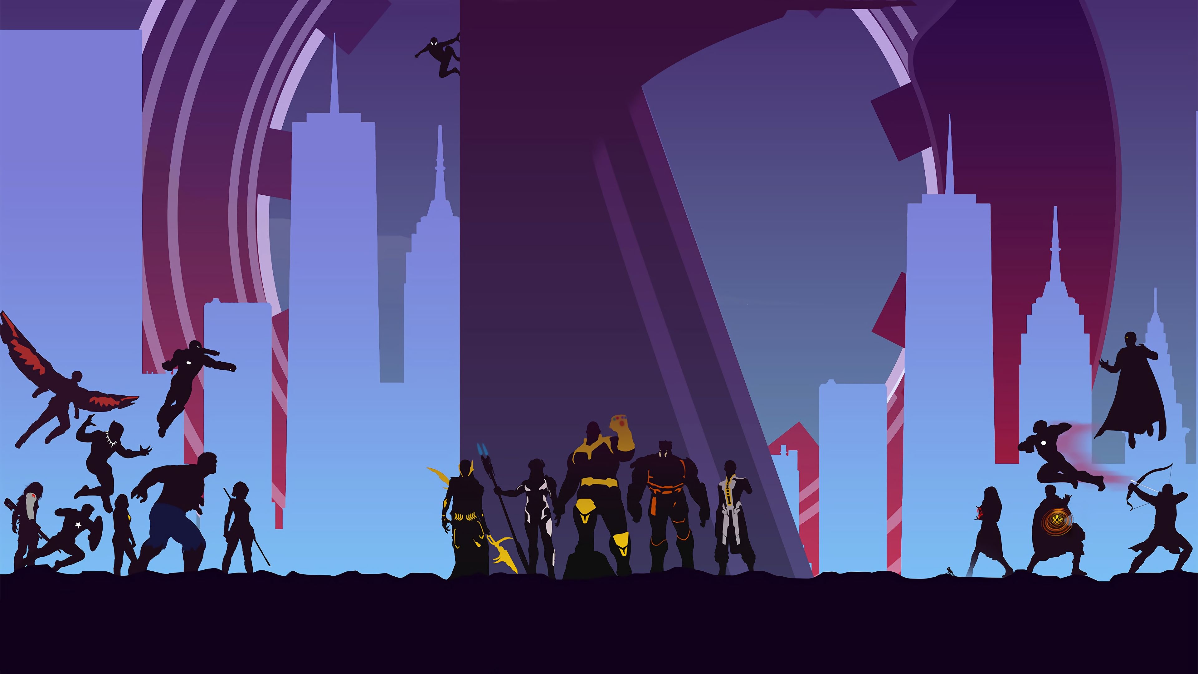 Minimalist Avengers Wallpapers - Wallpaper Cave