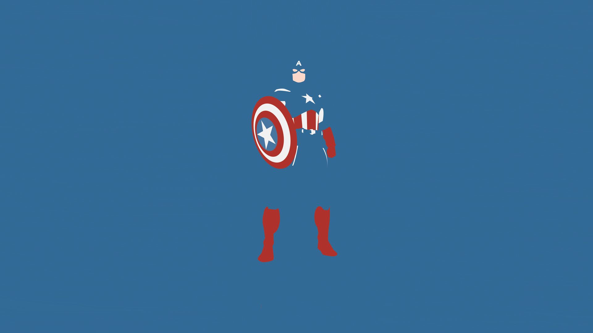 Captain America Marvel Comics Minimalism, HD Artist, 4k Wallpaper, Image, Background, Photo and Picture