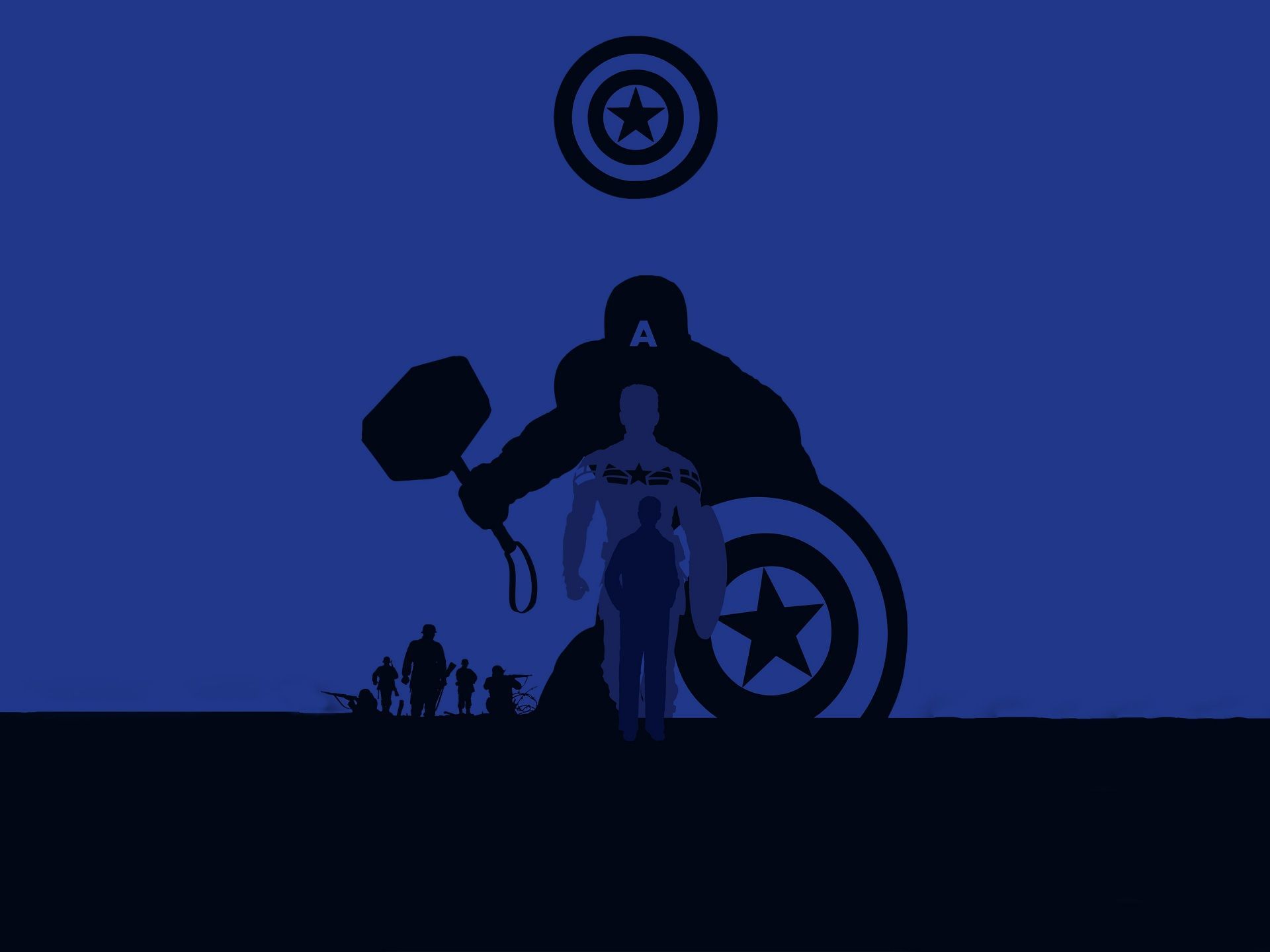 Minimalist Avengers, iPhone, Desktop HD Background / Wallpaper (1080p, 4k) (1920x1440)