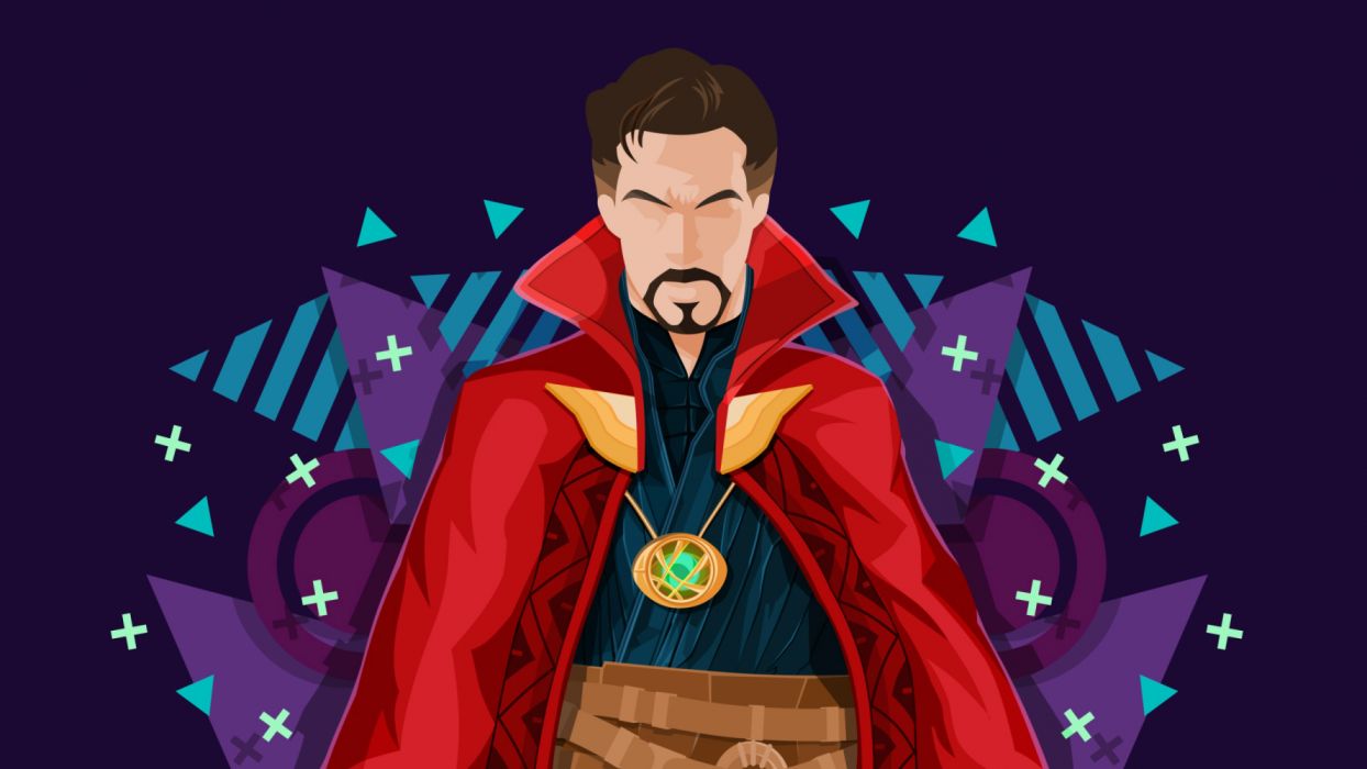 Benedict Cumberbatch Doctor Strange Marvel Comics Minimalist wallpaperx1688