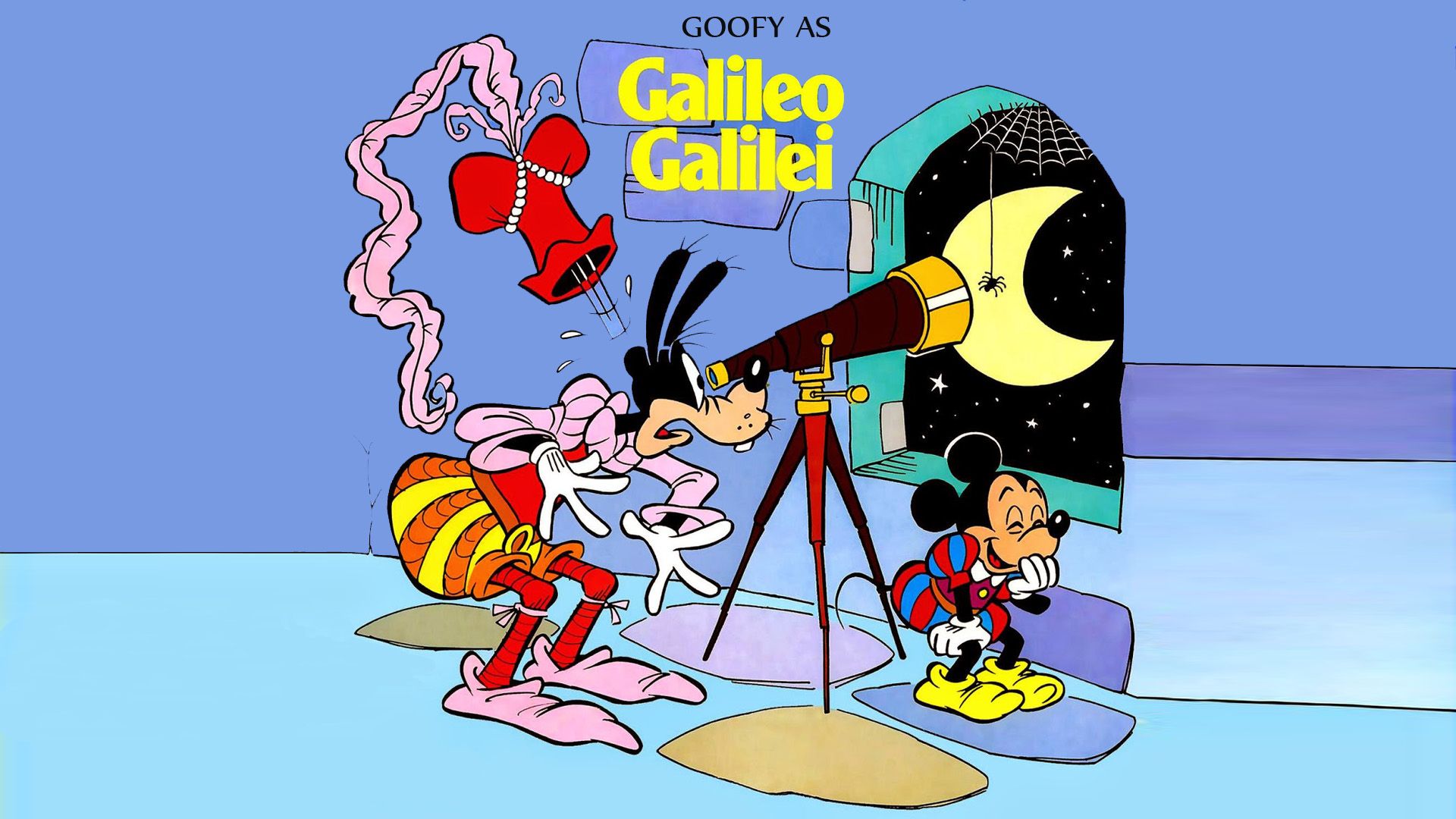 The Big Goofy Album Goofy As Galileo Galilei Cartoon Walt Disney