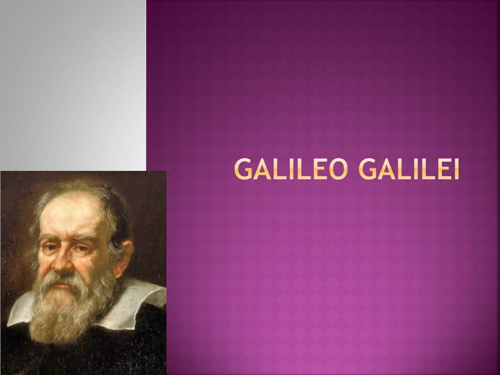 PPT Galilei PowerPoint Presentation, free download
