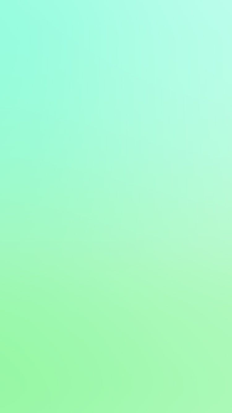 Cool Pastel Blur Gradation Mint Green Wallpaper