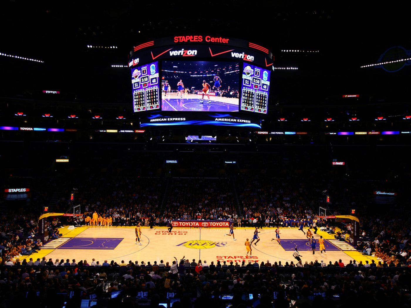 Lakers, Clippers unveil new Staples Center floors Nation Los