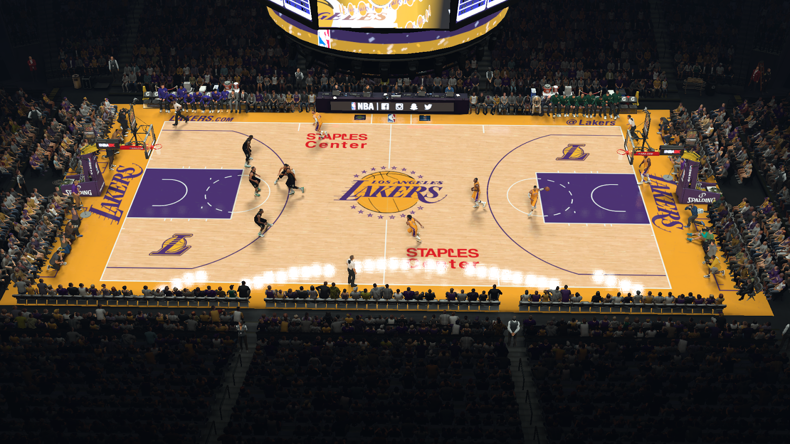 Manni Live│2K Patches: Los Angeles Lakers Staples Center HD