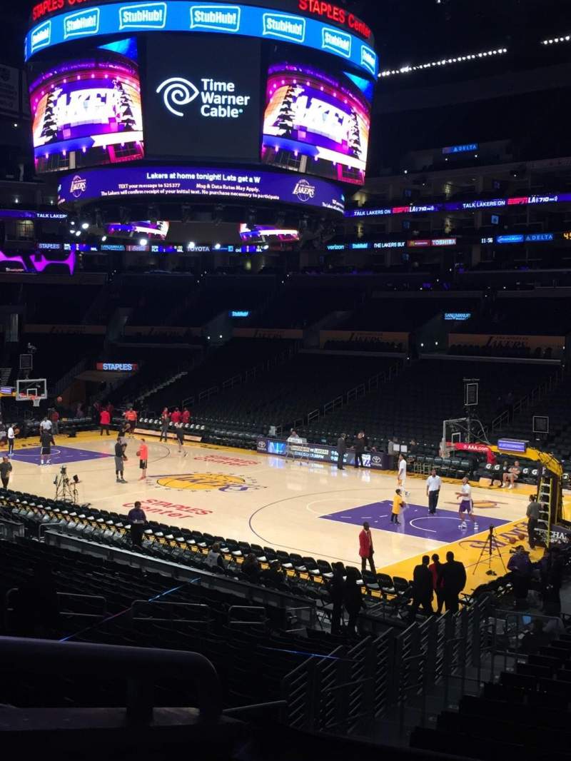 Staples Center, section PR home of Los Angeles Kings, Los