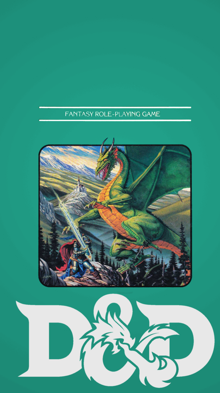 Download Embark On A Digital Adventure With The Dungeons And Dragons Phone  Wallpaper  Wallpaperscom
