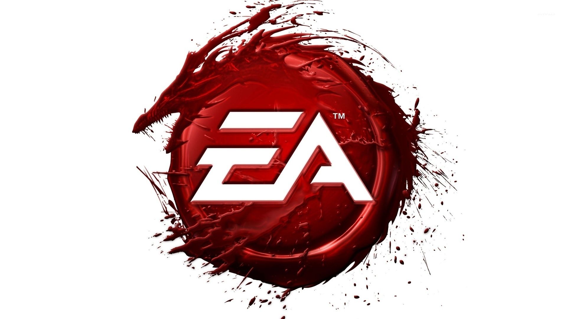 Electronic Arts red logo wallpaper wallpaper