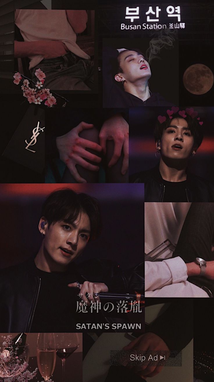 BTS Jungkook dark aesthetic wallpaper BTS jungkoo #aesthetic #bts