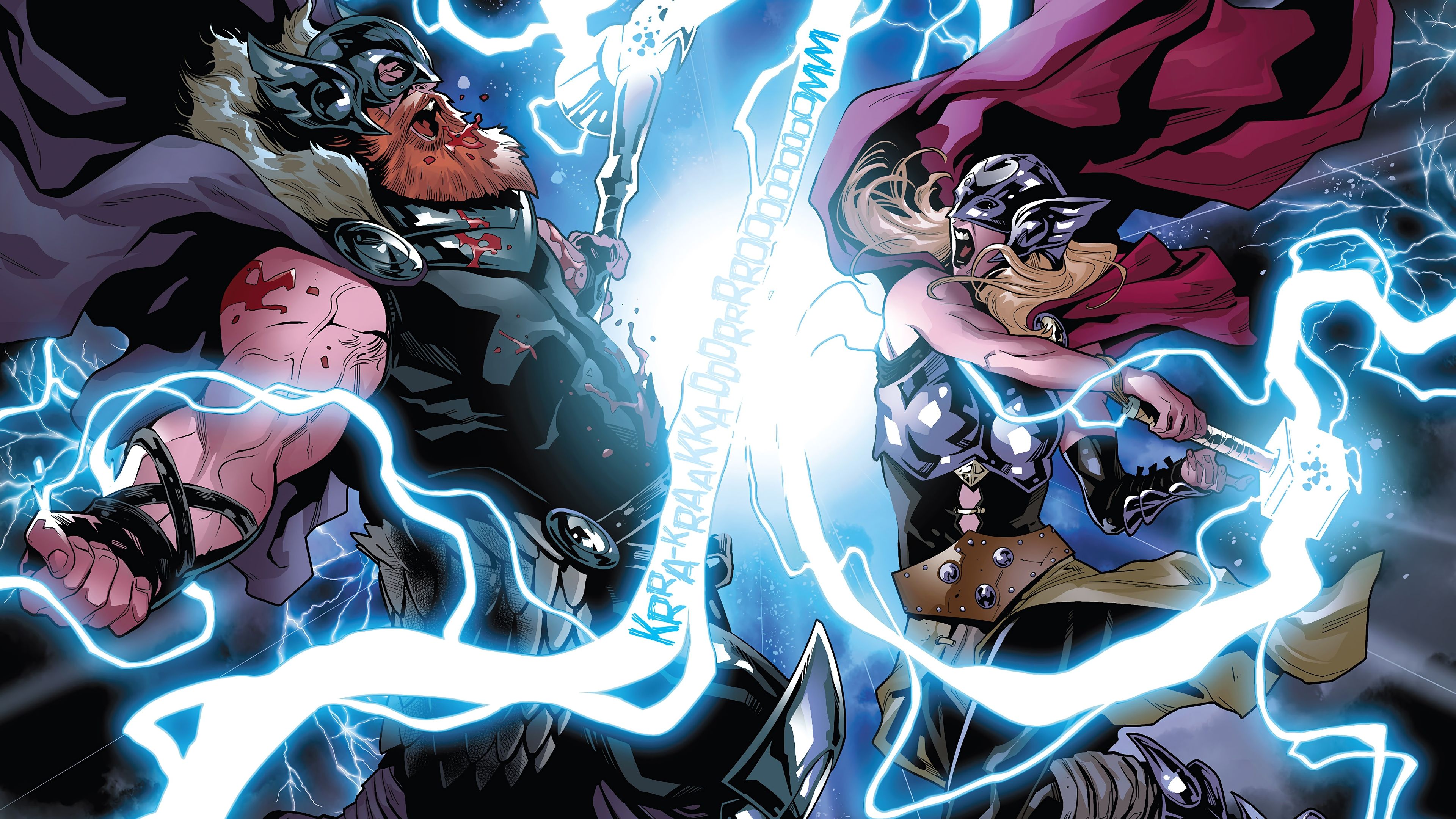 Thor Jane Foster Marvel Comics 4K