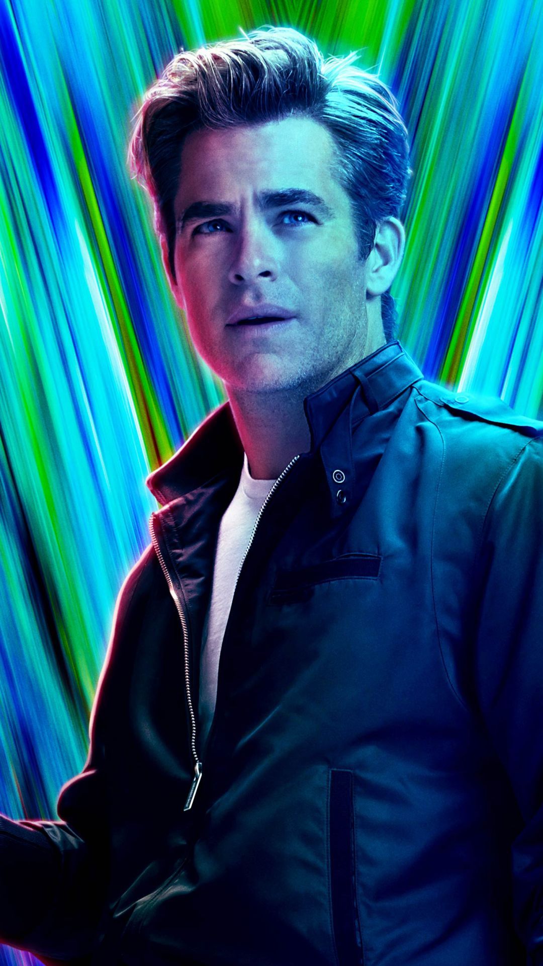 Chris Pine as Steve Trevor in WW84. Chris pine, Steve trevor, Trevor