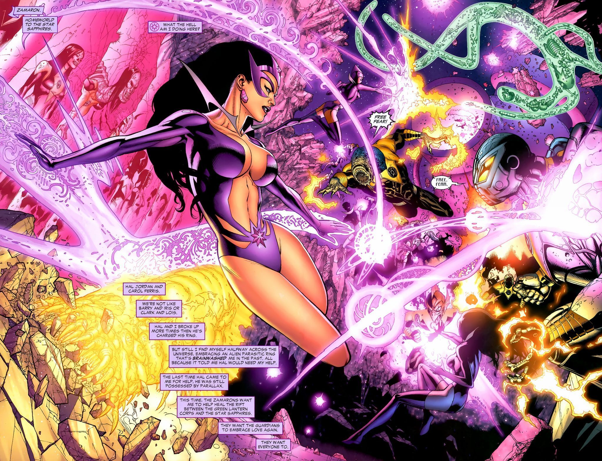 Carol Ferris screenshots, image and picture. Star sapphire dc