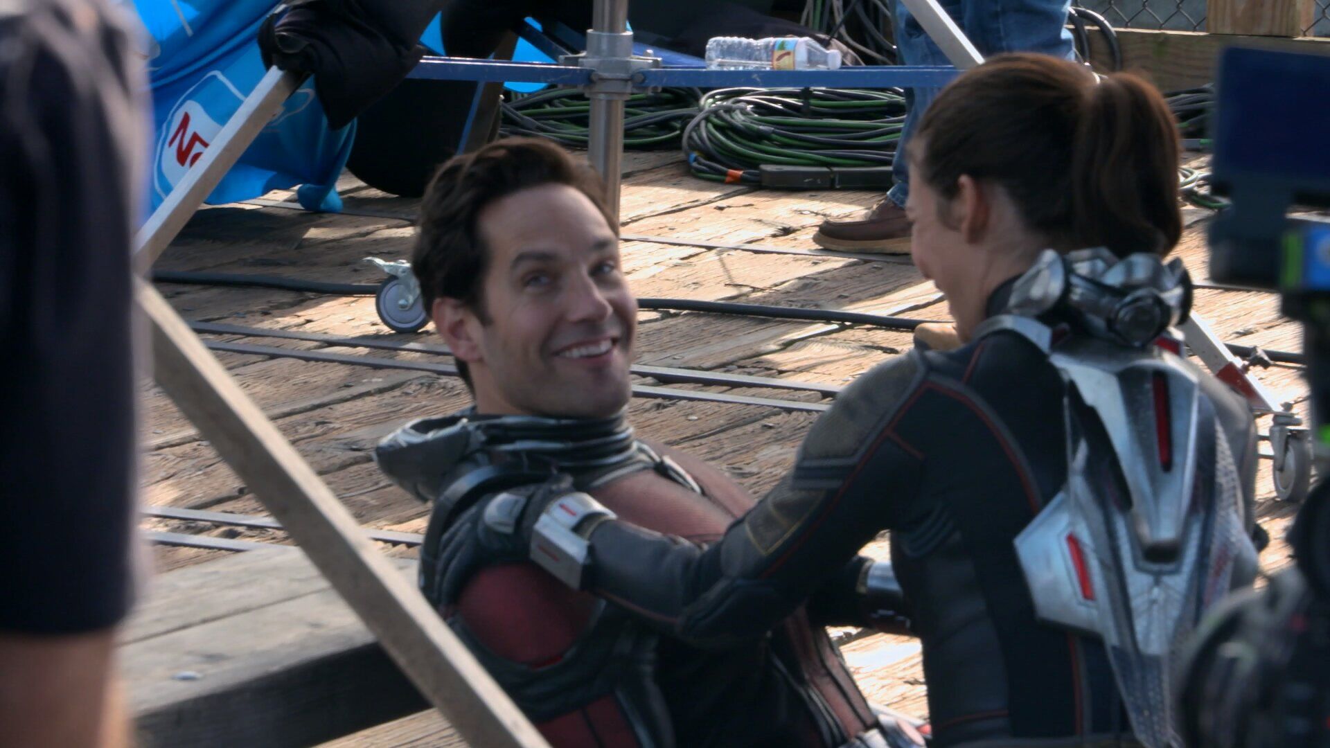 ANT MAN AND THE WASP Behind The Scenes Photo Reveal New Shots Of