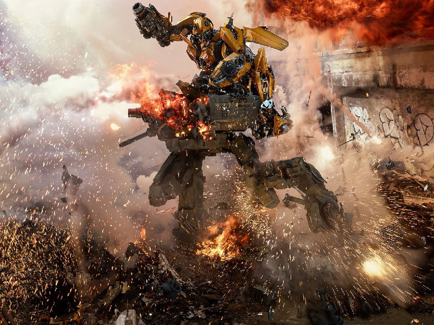 The Transformers movies are total nonsense. That's their secret strength