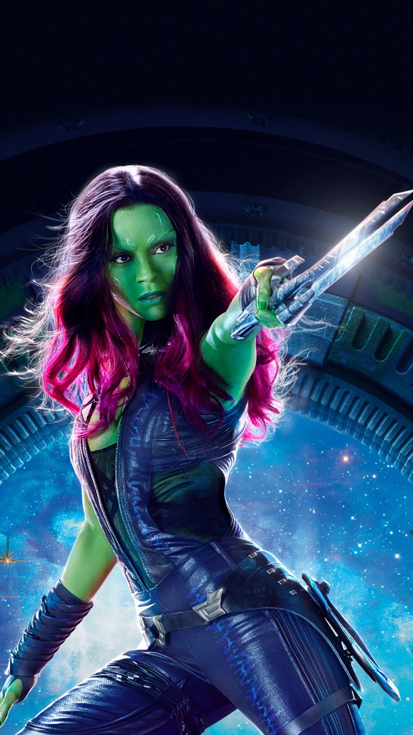 Wallpaper Gamora, Zoe Saldana, Guardians of the Galaxy Vol 4K