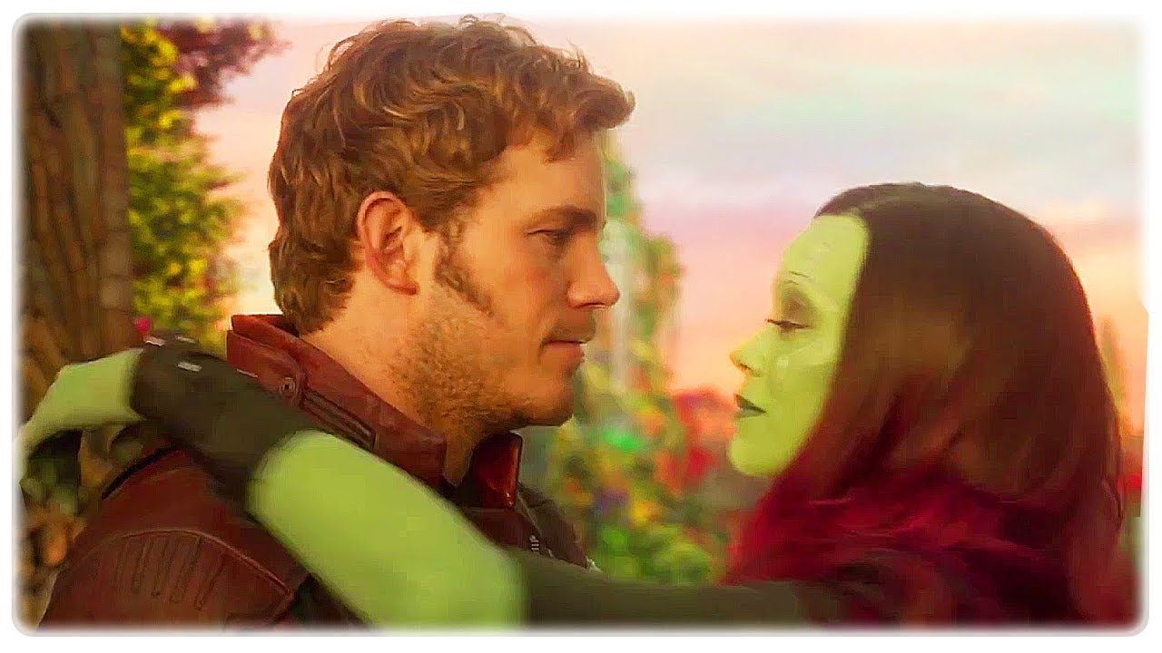 Guardians of the Galaxy 2 Star Lord & Gamora All Scenes 2017