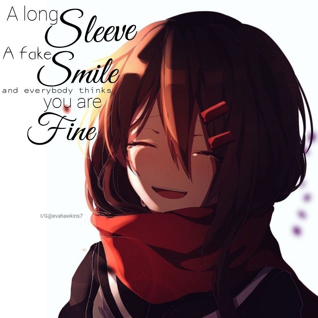 Smile Anime  Fake Smile Anime HD wallpaper  Pxfuel