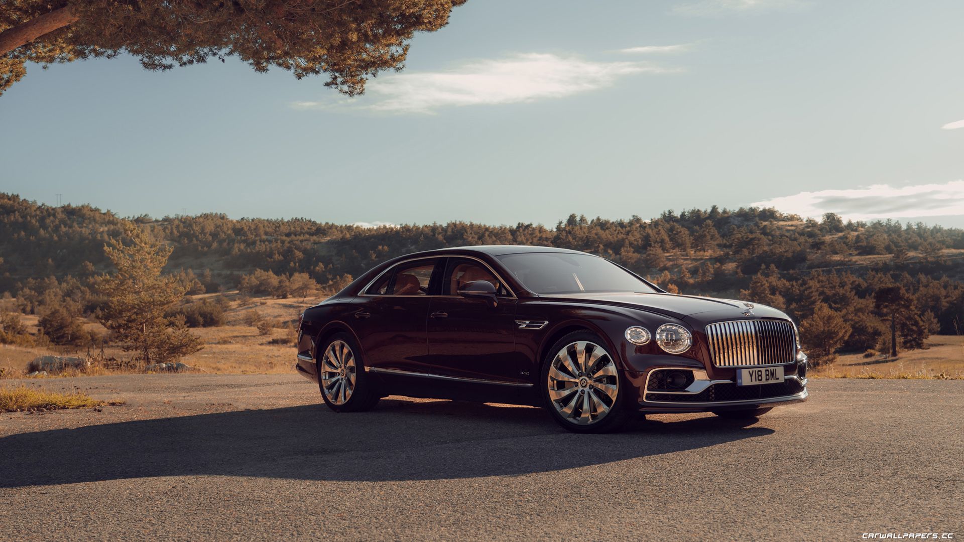 Cars desktop wallpaper Bentley Flying Spur (Cricket Ball)
