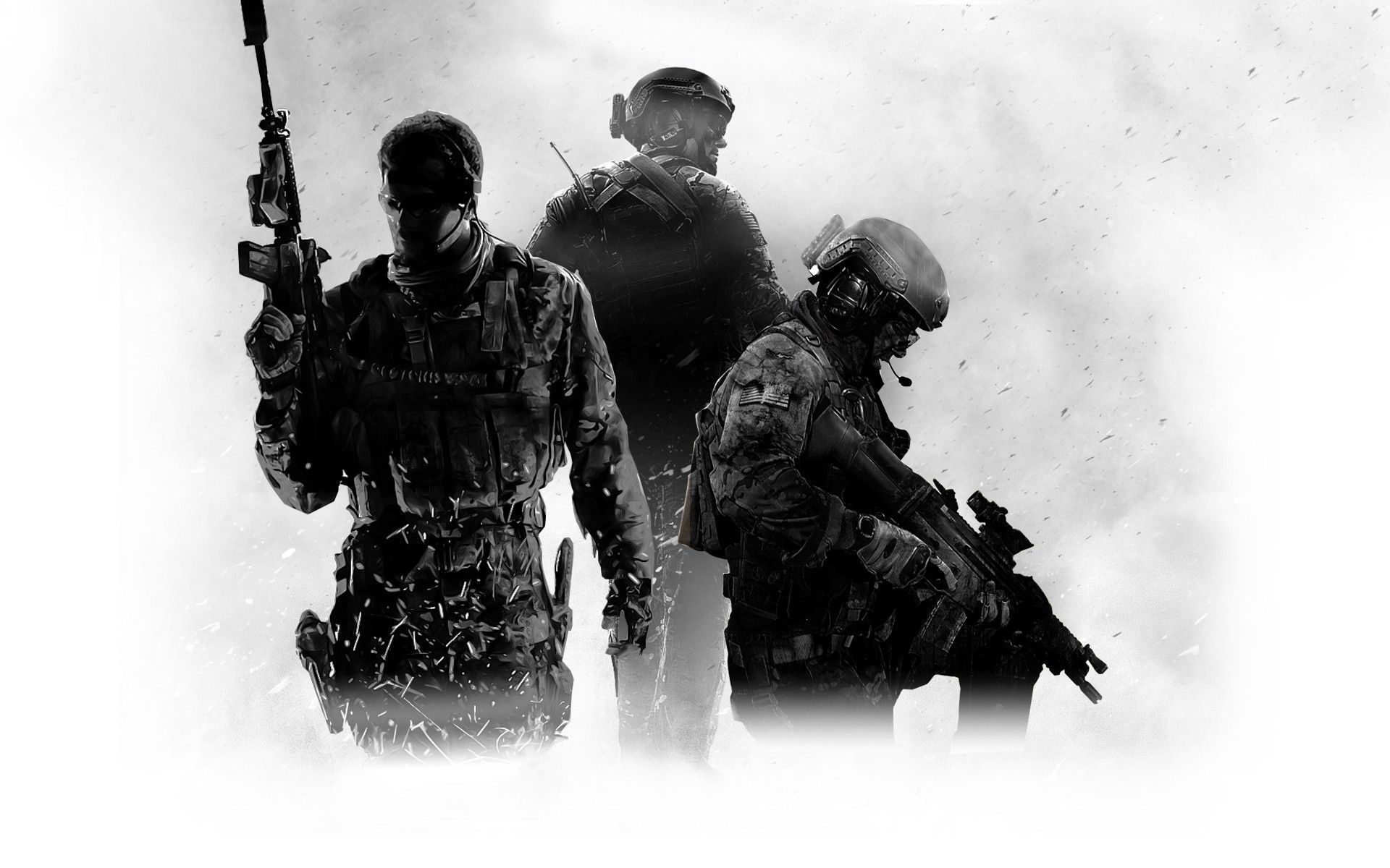 call, Of, Duty, Modern, Warfare, Soldiers, Guns Wallpaper HD