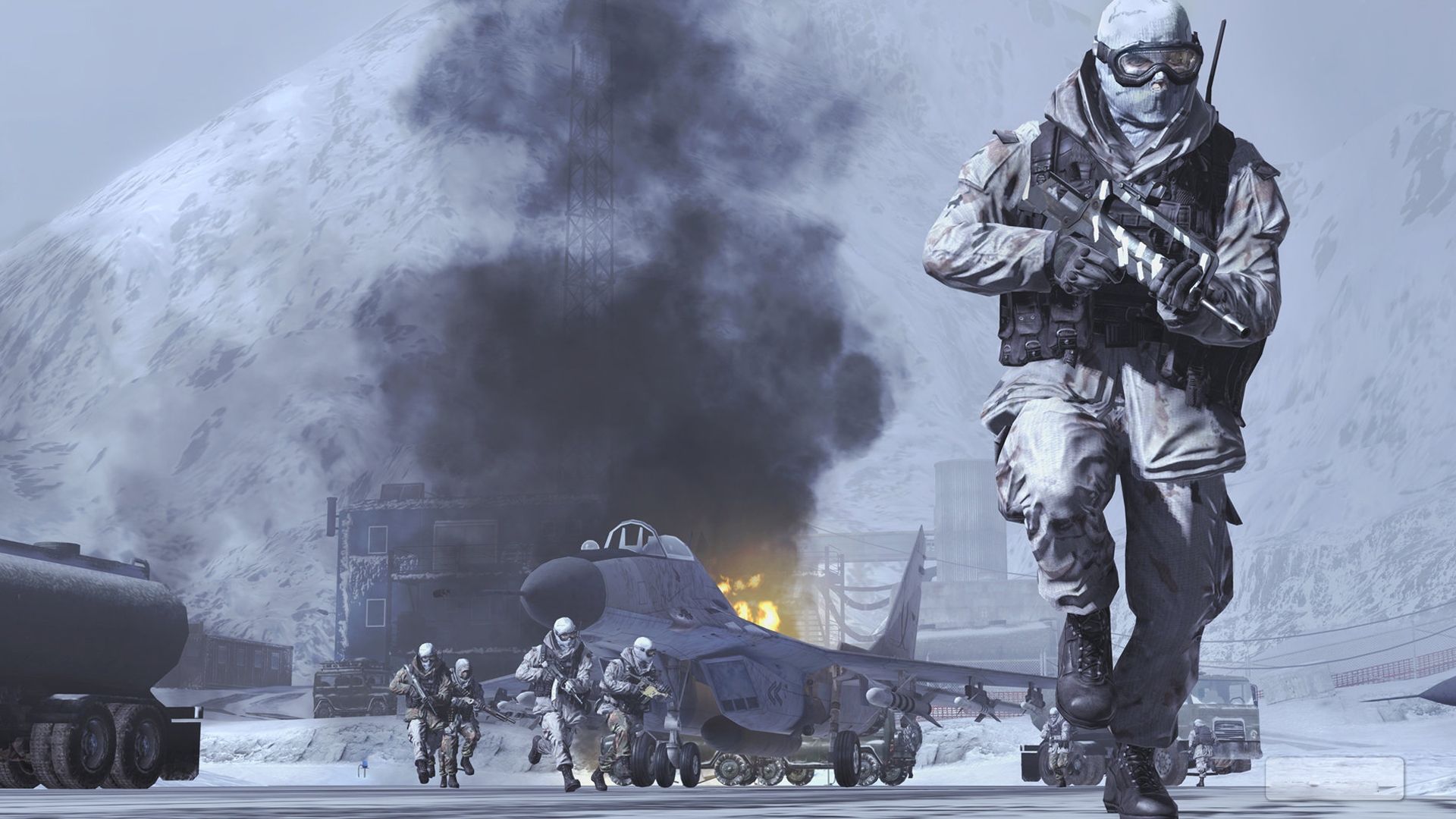 Call Of Duty Modern Warfare 2 Soldiers in Snow 1440P