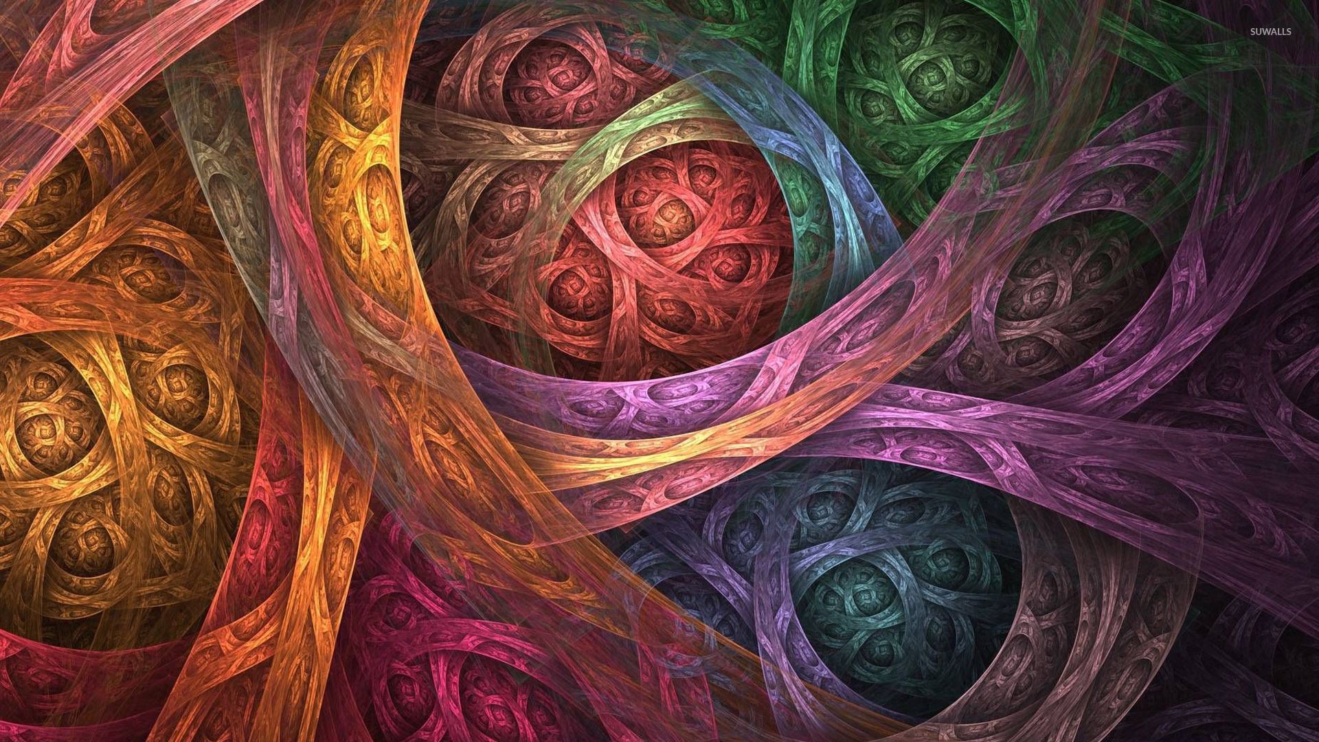 Fractal swirls wallpaper wallpaper