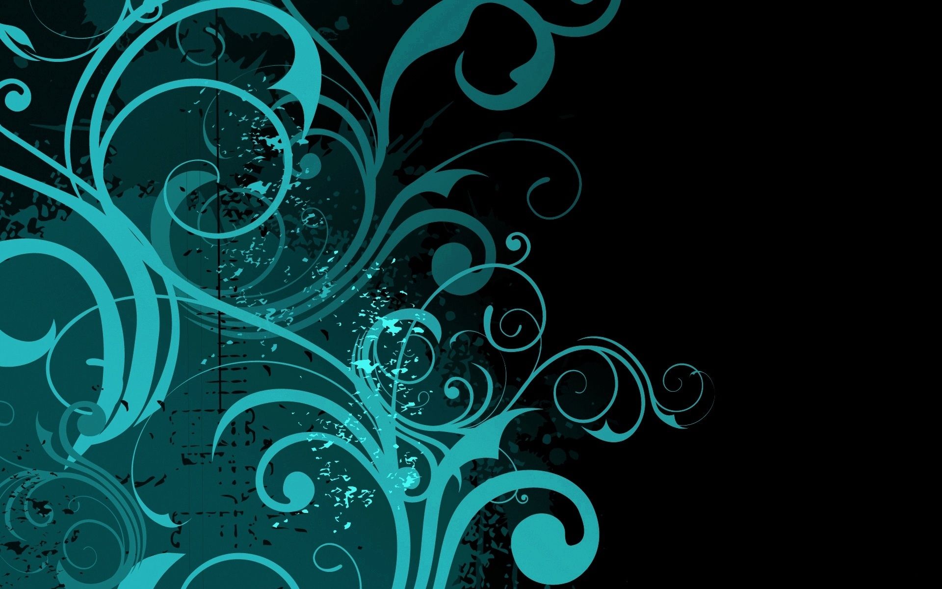 The colorful swirl HD abstract wallpaper. Black wallpaper