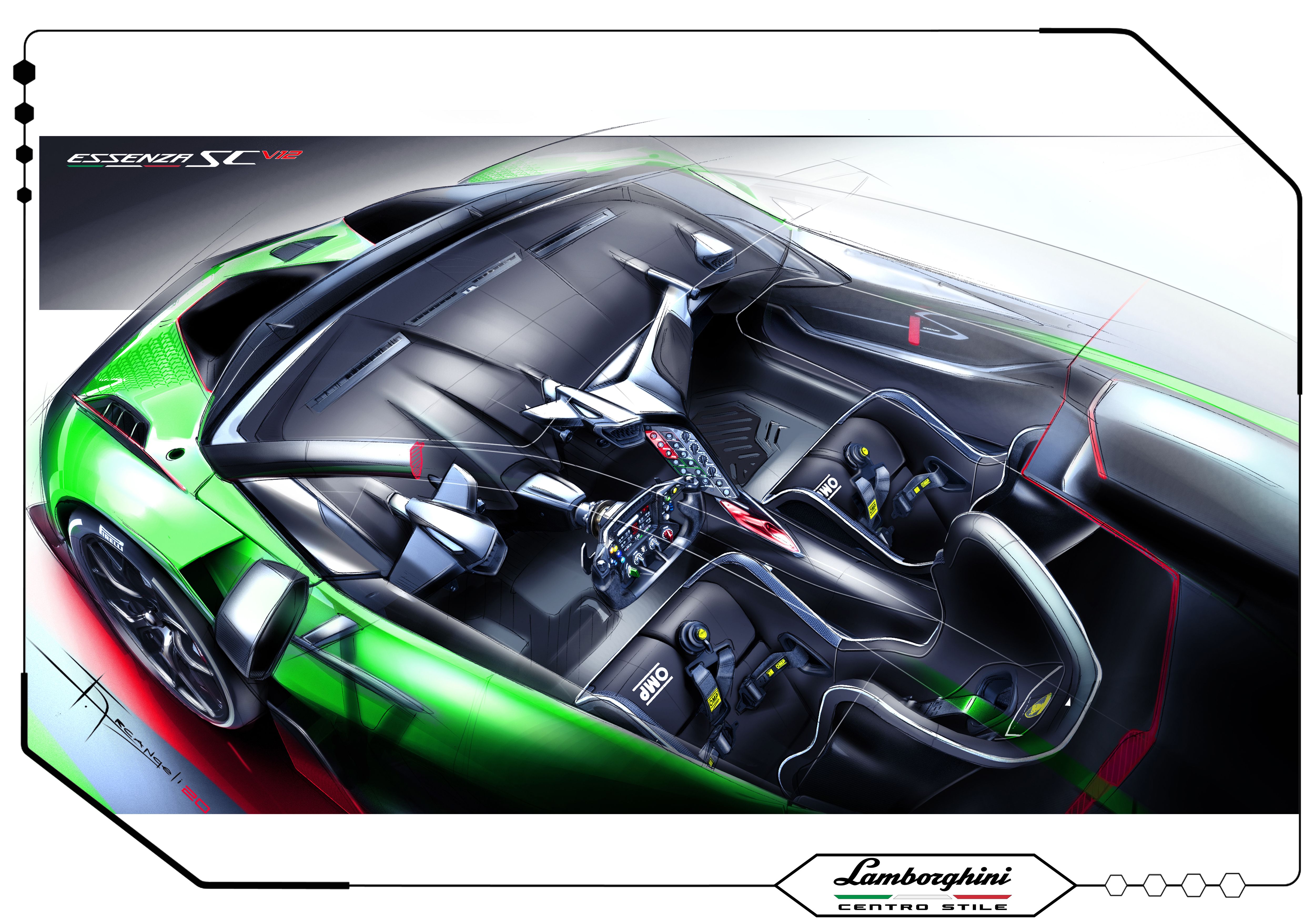 The Lamborghini Essenza SCV12 is the Most Powerful Lamborghini