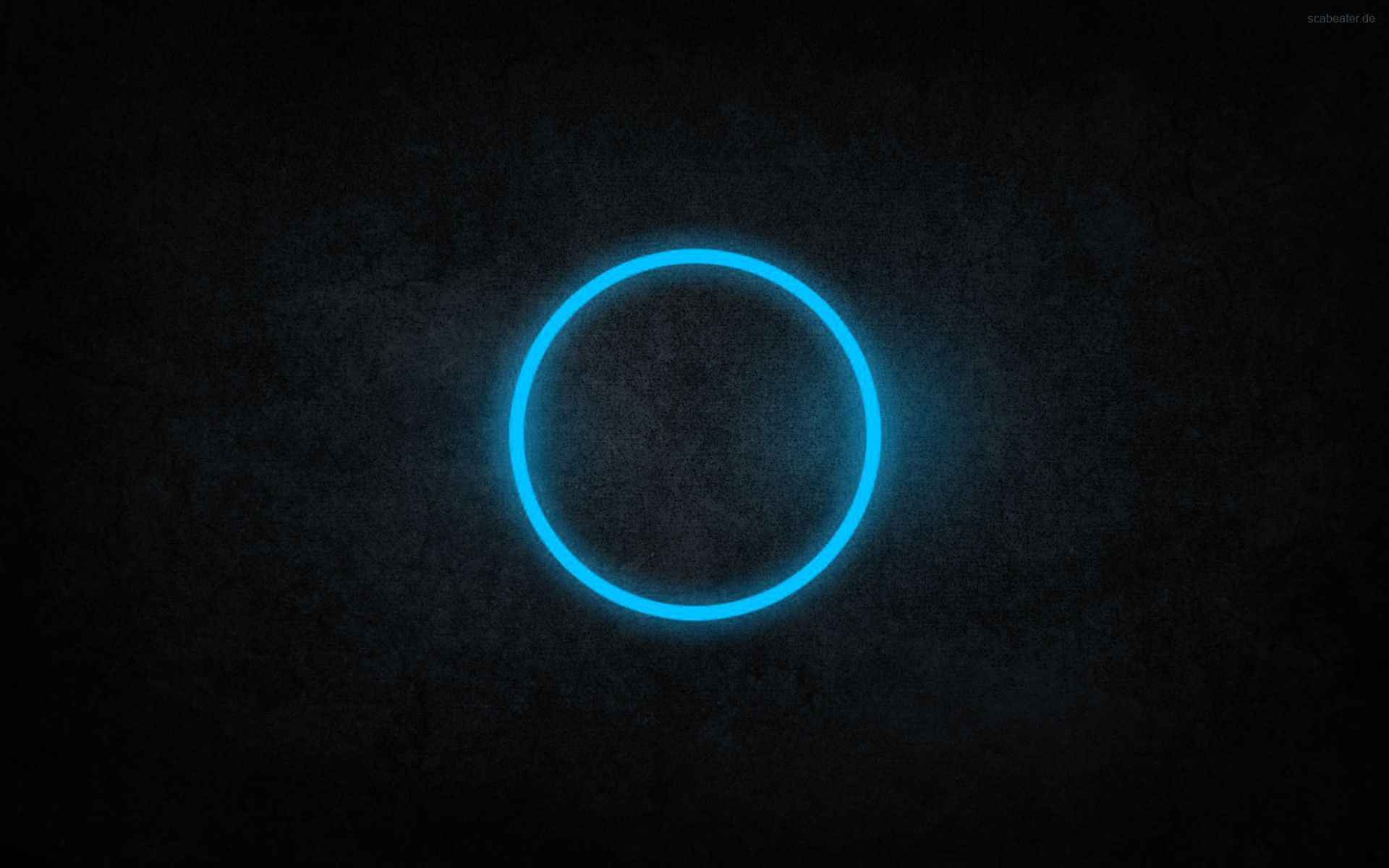 Abstract Black and Blue Circle Wallpaper