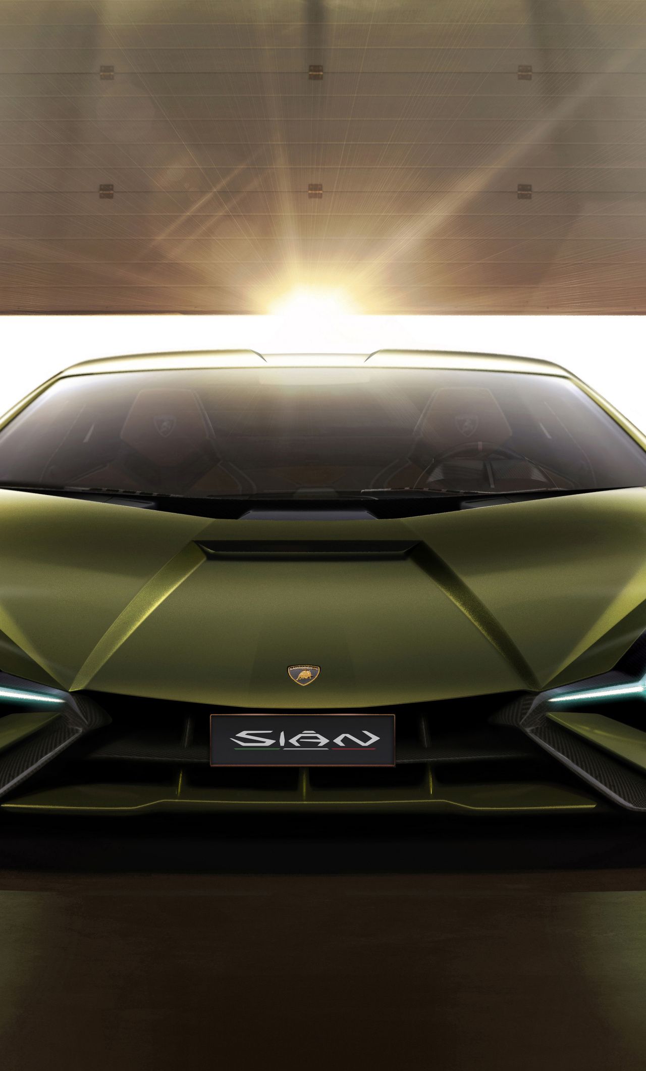 Lamborghini Sian, front, 2019 car wallpaper. Car