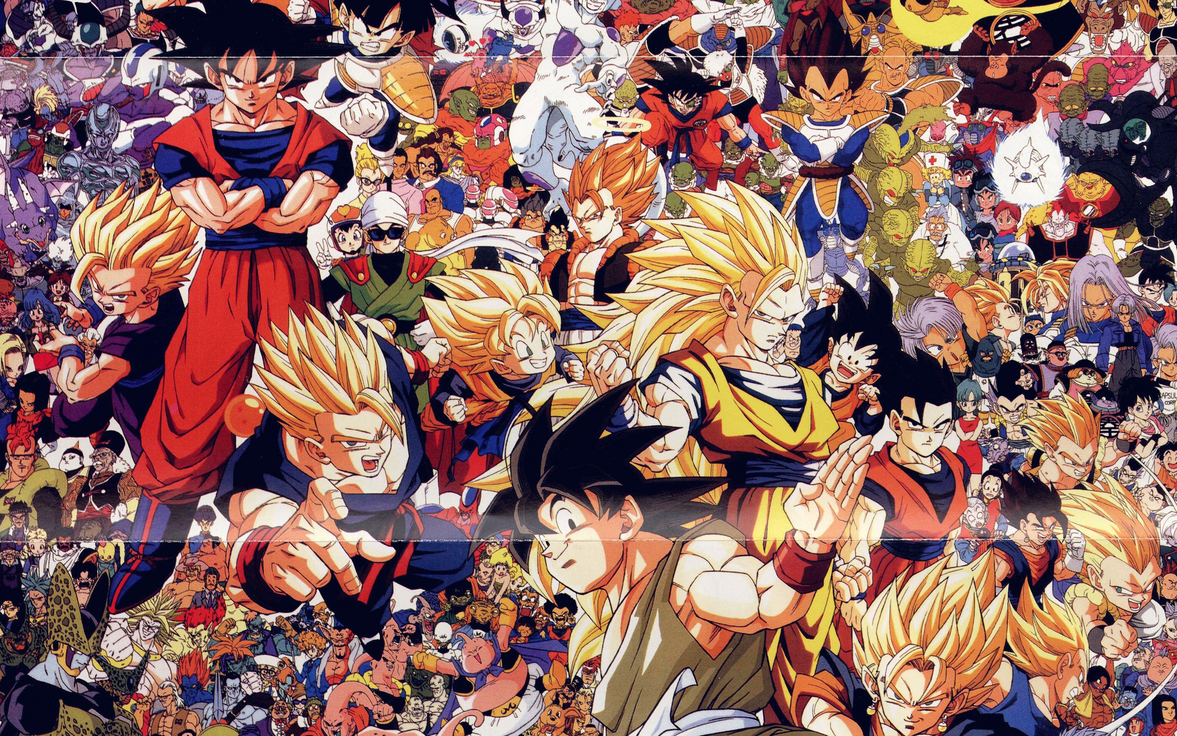 Ultra HD Anime Collage Wallpaper